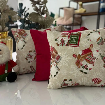 Set - kit (3) Fundas para Cojín Decorativo Navideño de 45x45cm REF 03