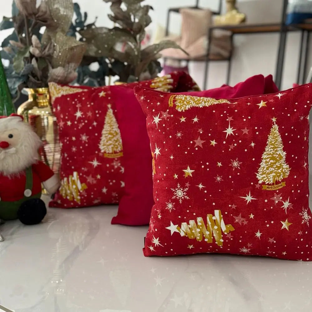 Set - kit (3) Fundas para Cojín Decorativo Navideño de 45x45cm REF 01