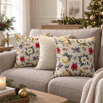 Fundas para Cojín Decorativo Navideño de 45x45cm kit 3 REF 04