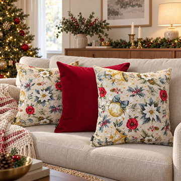 Fundas para Cojín Decorativo Navideño de 45x45cm kit 3 REF 05