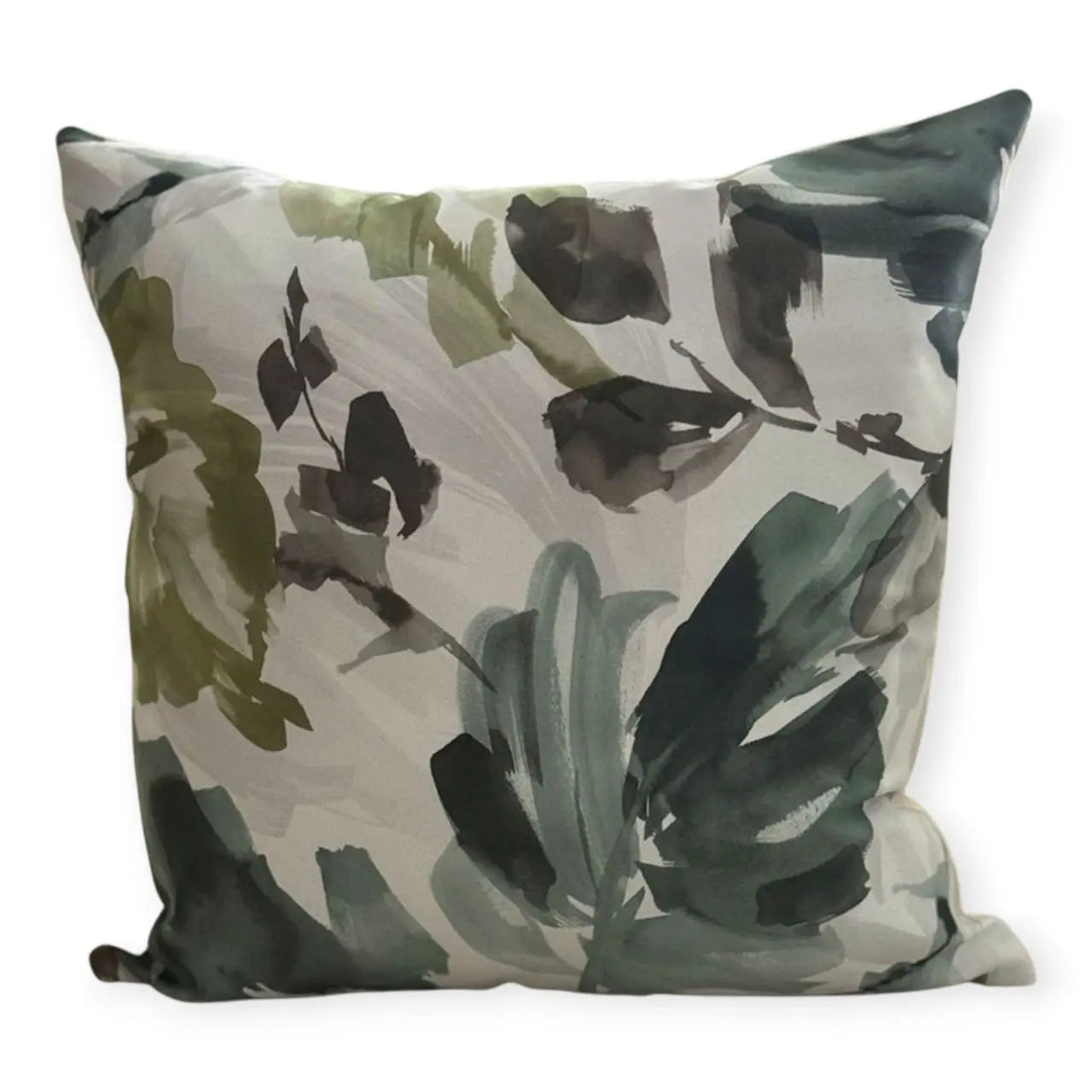 Fundas Para Cojines Jacquard Hojas Verdes 45x45cm