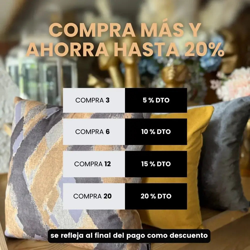 Kit de Fundas Para Cojines - ( 3 fundas ) 45x45cm - Jacquard Dorados Ref 3-07