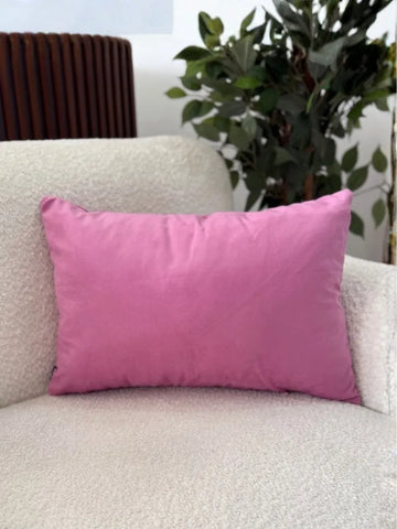 Fundas Para Cojines Rectangular Básico Fucsia 30x50cm