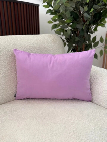 Fundas Para Cojines Rectangular Básico Lila 30x50cm