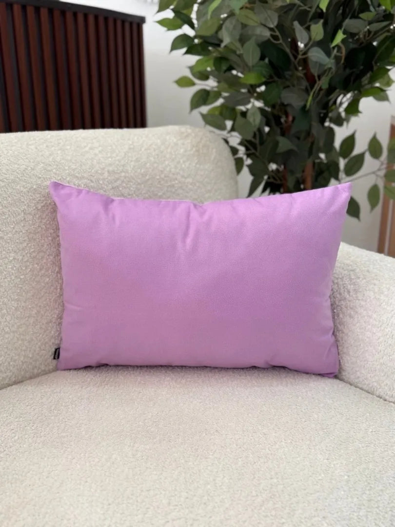 Fundas Para Cojines Rectangular Básico Lila 30x50cm