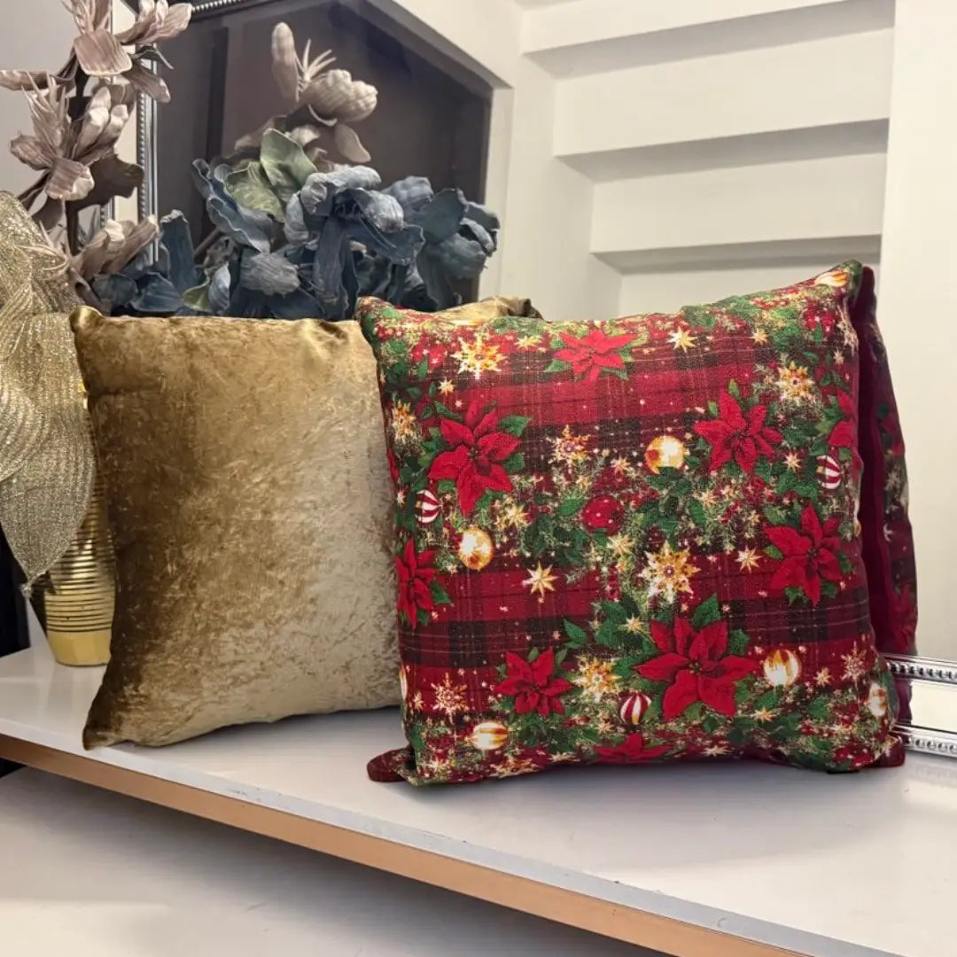 Fundas para Cojín Decorativo Navideño de 45x45cm kit 2 REF 04