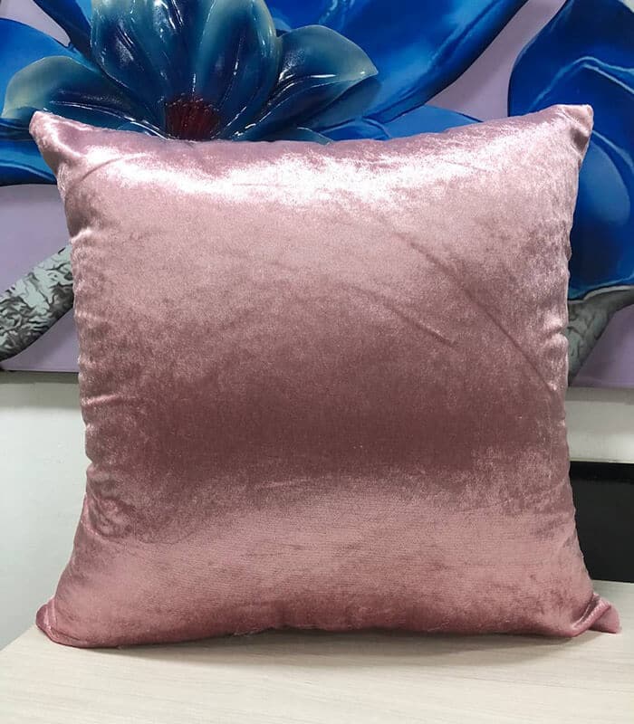 Funda Para Cojines Velvet Satin Palo de Rosa 45x45cm