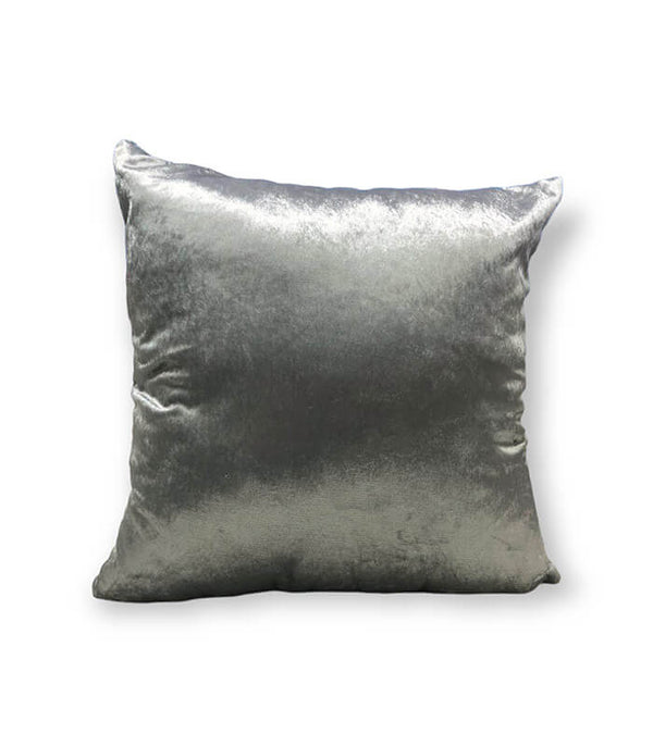 Funda Para Cojines Velvet Satin Plata Gris 45x45cm