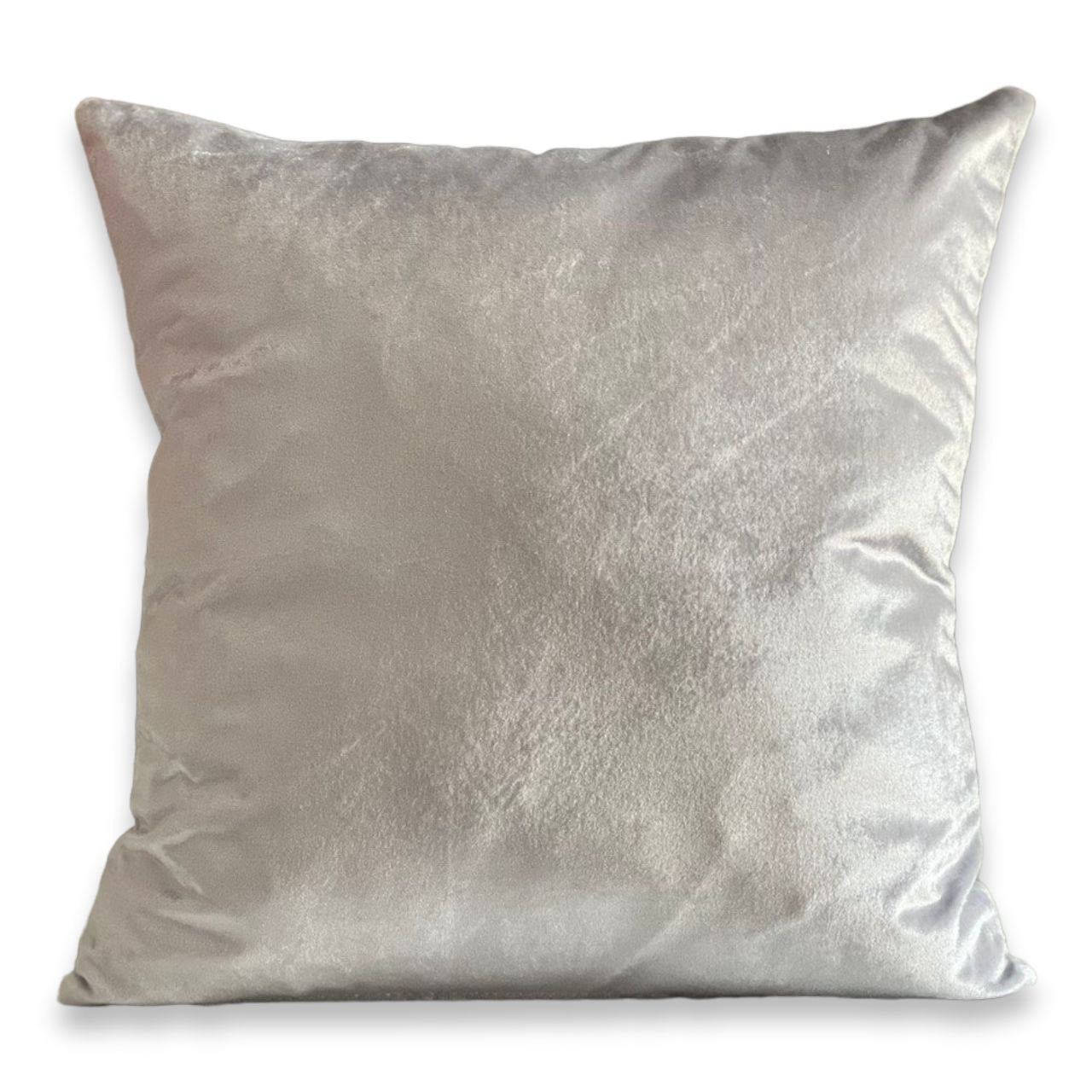 Funda Para Cojines Velvet Satin Plata Claro 45x45cm