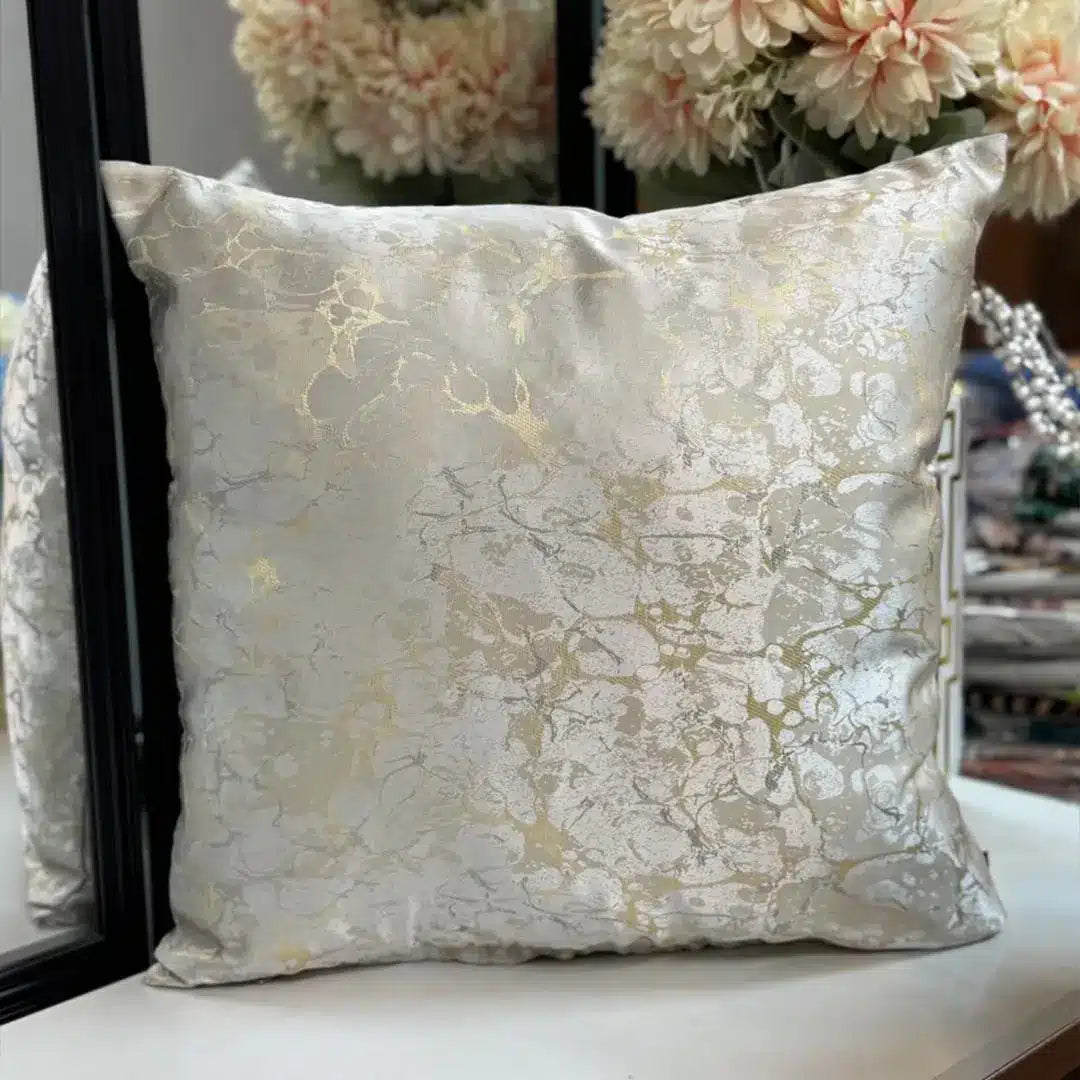 Fundas Para Cojines Decorativos Jacquard Marmolado 45x45cm