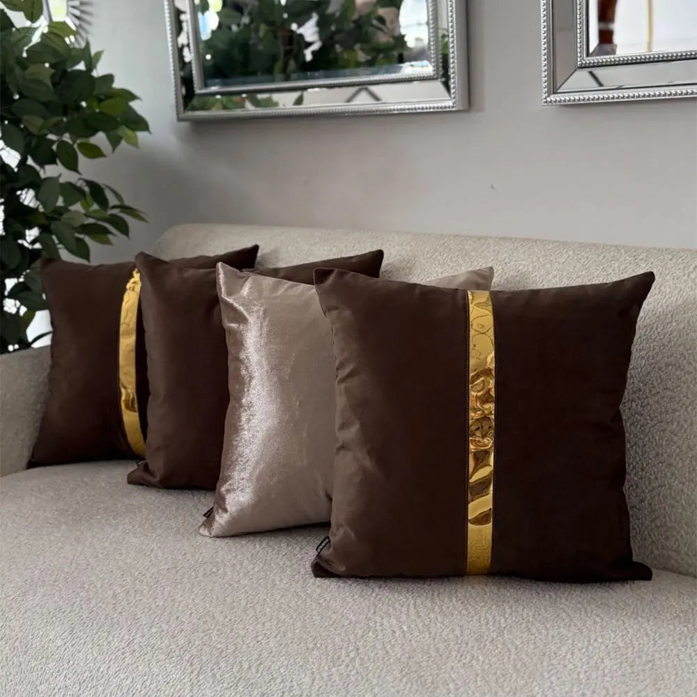 Fundas Para Cojines Decorativos Col26-1 ( 4 Fundas ) 45x45cm R-008