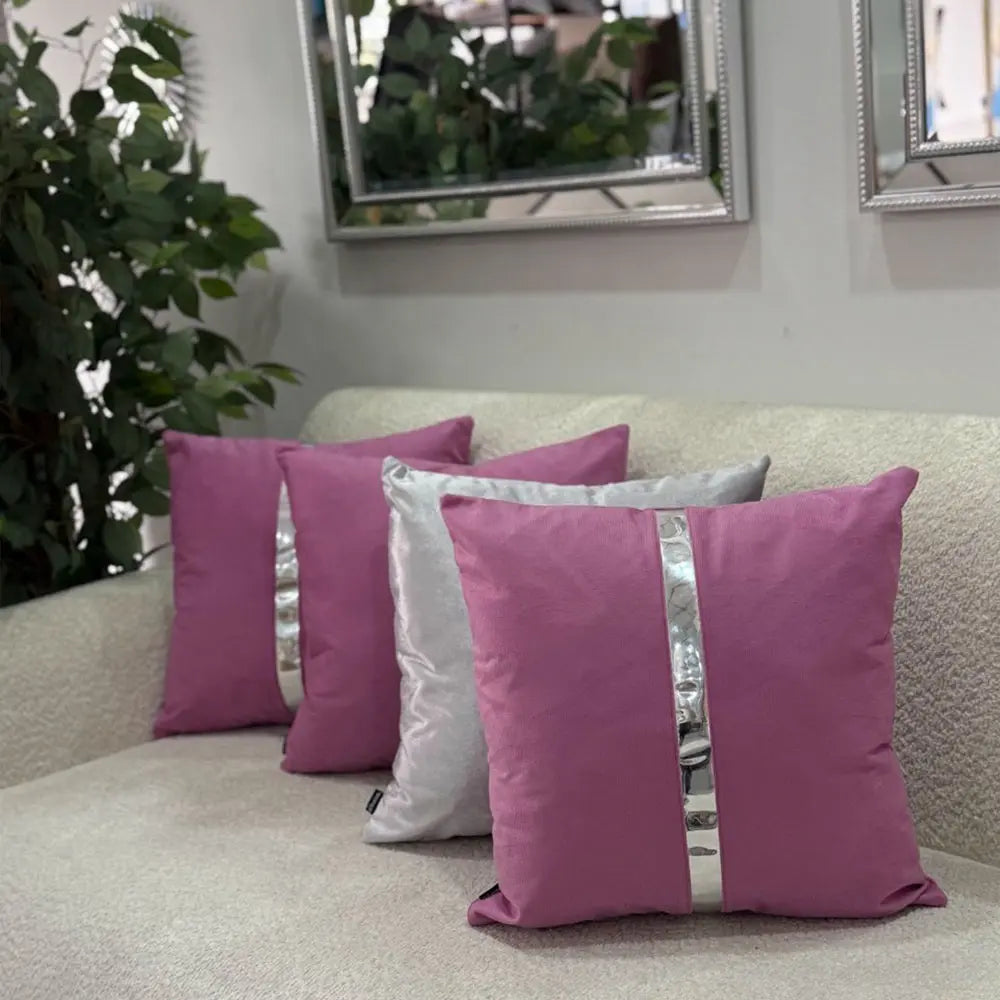 Fundas Para Cojines Decorativos Col26-1 ( 4 Fundas ) 45x45cm R-030