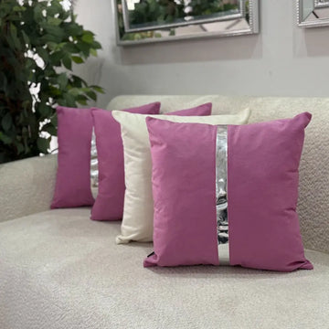 Fundas Para Cojines Decorativos Col26-1 ( 4 Fundas ) 45x45cm R-031