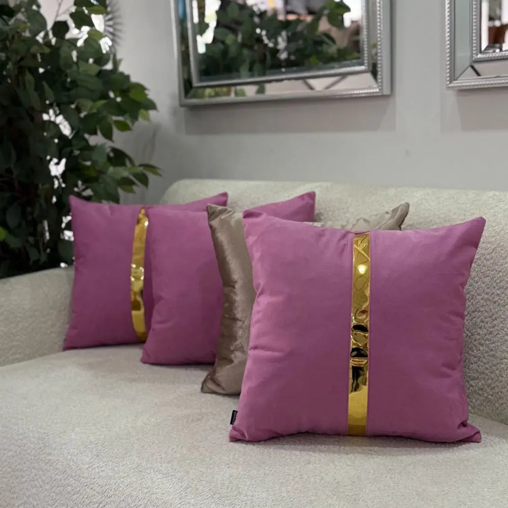 Fundas Para Cojines Decorativos Col26-1 ( 4 Fundas ) 45x45cm R-033