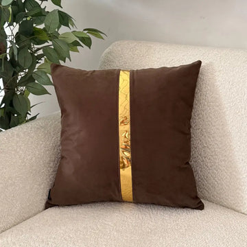 Fundas Para Cojines Cafe Espejo Dorado 45x45cm