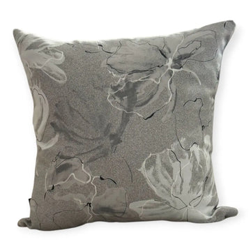 Fundas Para Cojines Jacquard Hojas Grises 45x45cm