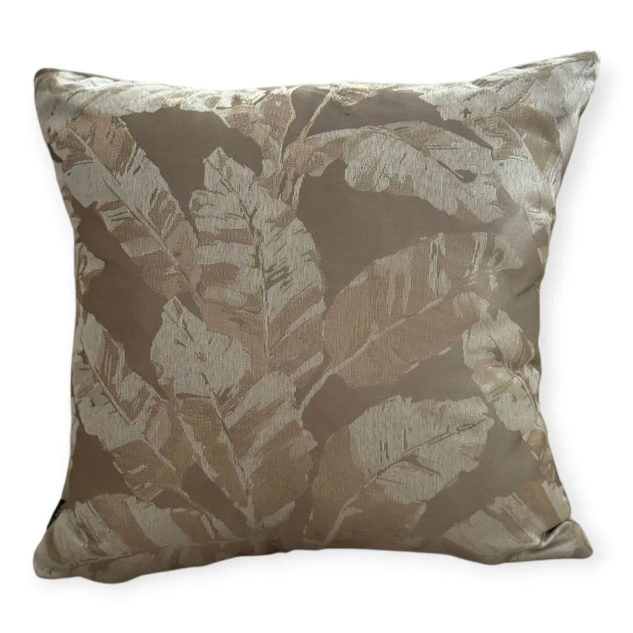 Fundas Para Cojines Jacquard Hojas Torros Tierra 45x45cm