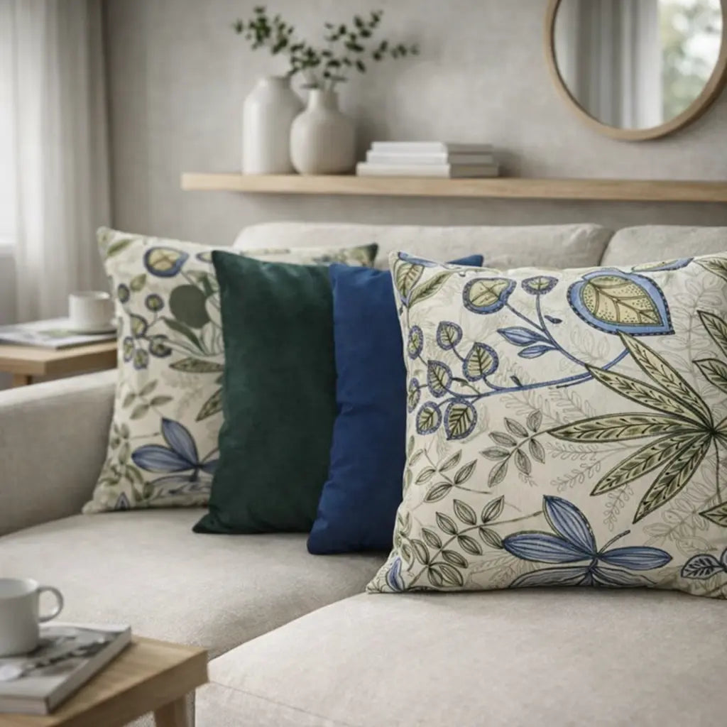 Fundas Para Cojines Decorativos Col26-1 ( 4 Fundas ) 45x45cm R-001