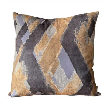 Fundas Para Cojines Estampado Dorado Cafe Gris Beis 45x45cm