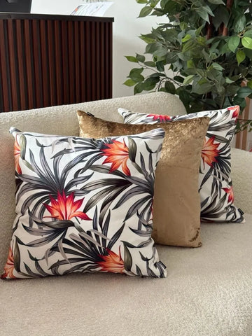 Fundas Para Cojines Estampado kit 3 Ref NM-06 45x45cm