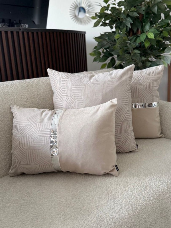 Fundas Para Cojines Jacquard Kit 3 Ref NM-04 45x45cm