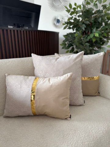 Fundas Para Cojines Jacquard Kit 3 Ref NM-05 45x45cm
