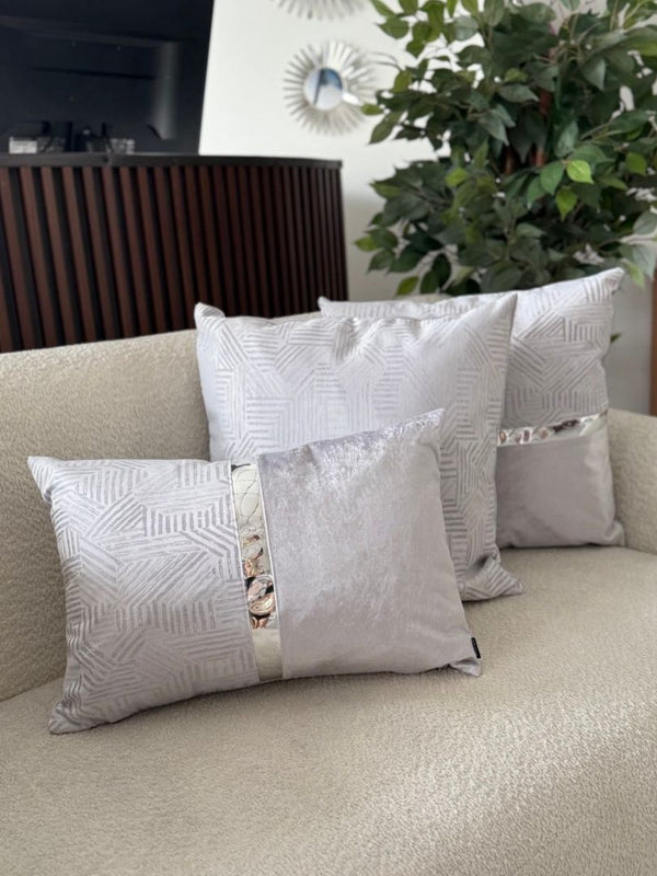 Fundas Para Cojines Jacquard Kit 3 Ref NM-06 45x45cm
