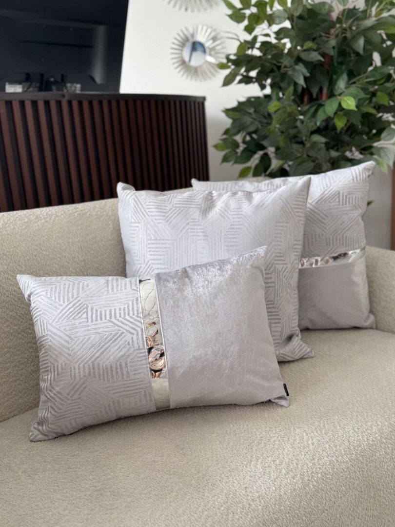 Fundas Para Cojines Jacquard Kit 3 Ref NM-06 45x45cm