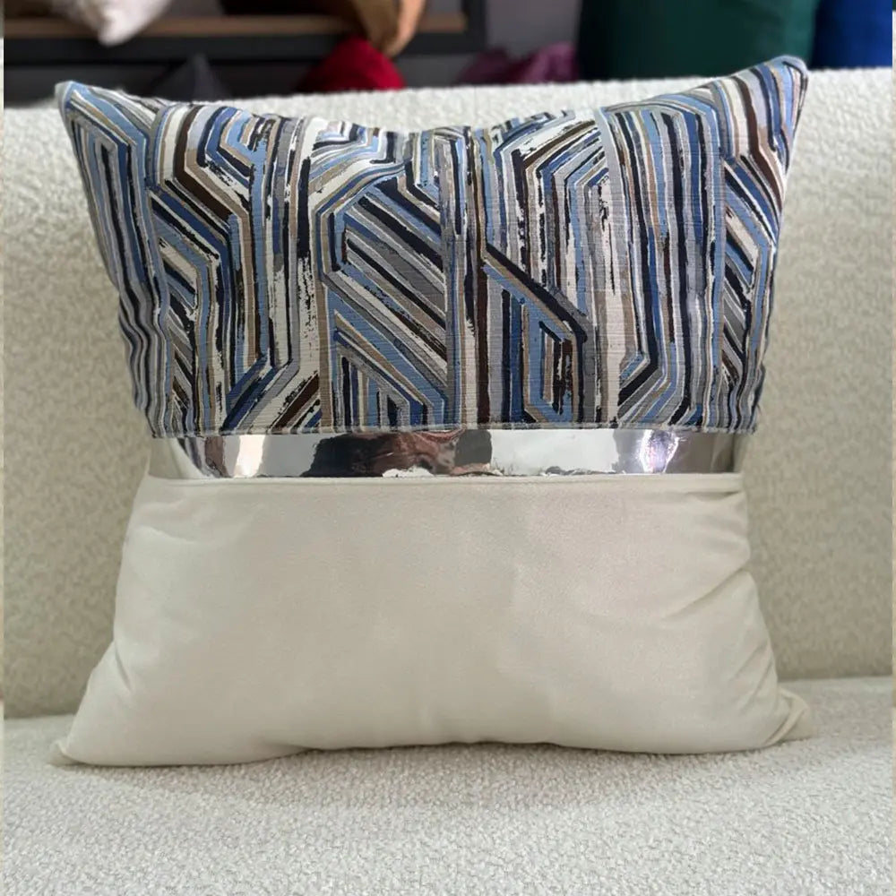 Fundas Para Cojines de Lujo Laser Azul 50x50cm