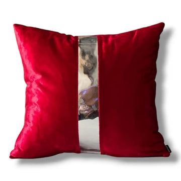 Fundas Para Cojines Rojo Espejo 45x45cm