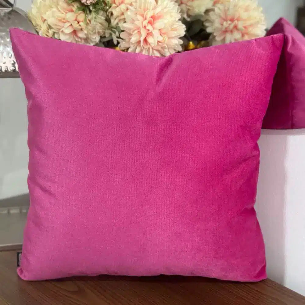 Fundas Para Cojines Básico Fucsia claro 45x45cm