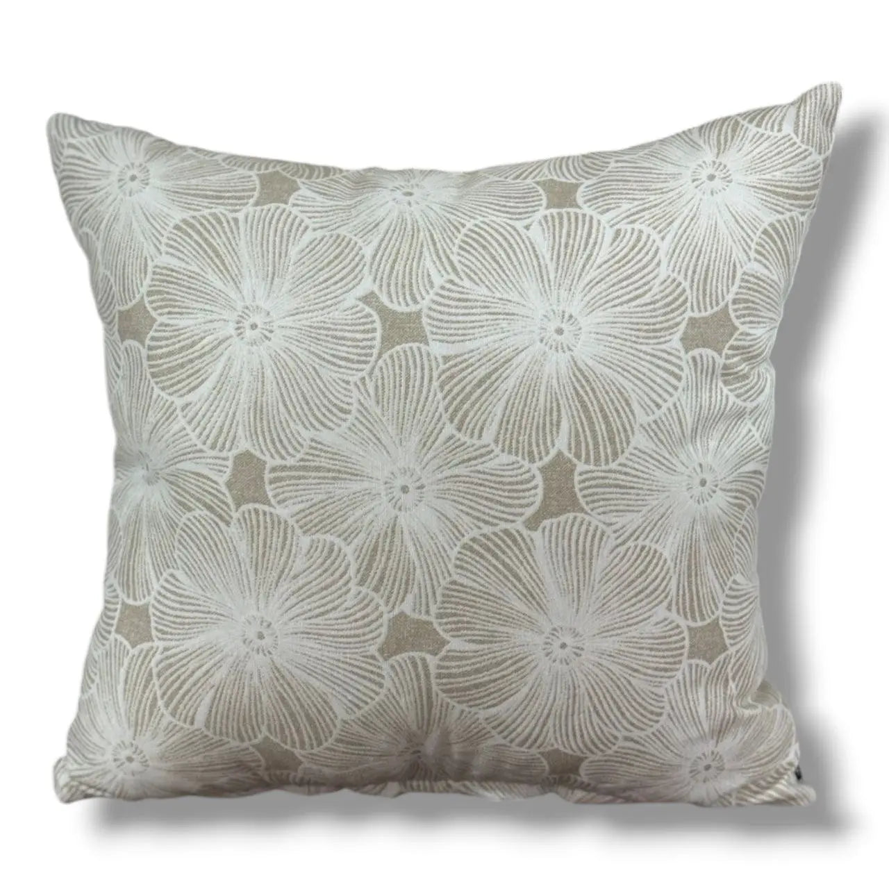 Fundas Para Cojines Estampado Jacquard Floral Dorado 45x45cm